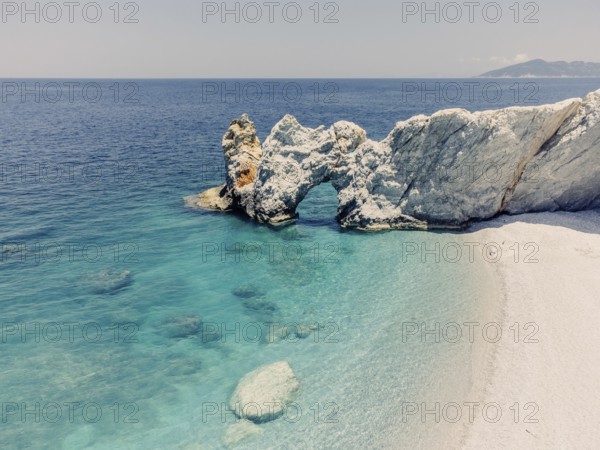 Greek island Skiathos with the beautiful beach called Lalaria, Greece, Europe