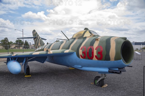 Pueblo, Colorado - A Russian MIG-17 at the Pueblo Weisbrod Aircraft Museum. The museum is located