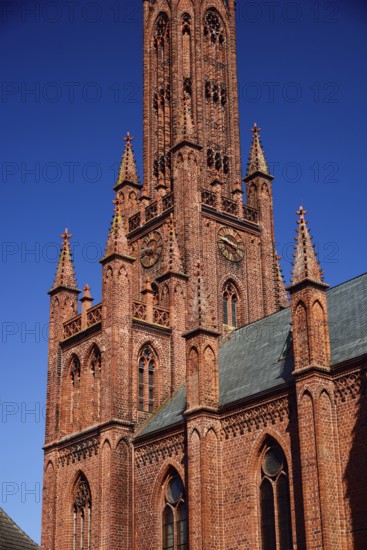 Europe, Germany, Mecklenburg-Western Pomerania, island town Malchow, view to the cultural centre