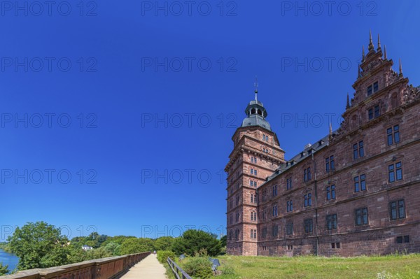 Johannisburg Castle in Aschaffenburg, Bavaria, Germany, Europe