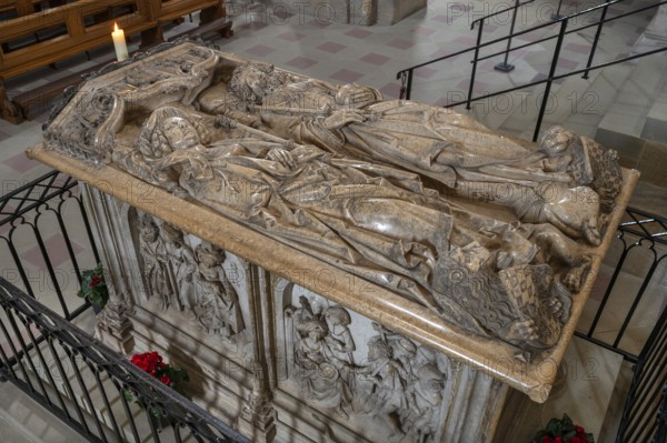 Imperial tomb of Henry II and Empress Cunegonde, created by Tilman Riemenschneider, 1499 to 1513,