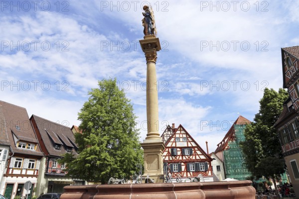 The historic old town centre of Ladenburg (Rhine-Neckar district)
