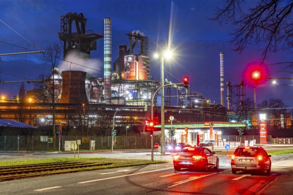 Duisburg-Bruckhausen steel site, ThyssenKrupp Steel, blast furnaces 8 and 9, on