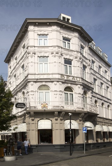 Hotel Beaumont built 1912 in the Wyck area of central Maastricht, Limburg province, Netherlands