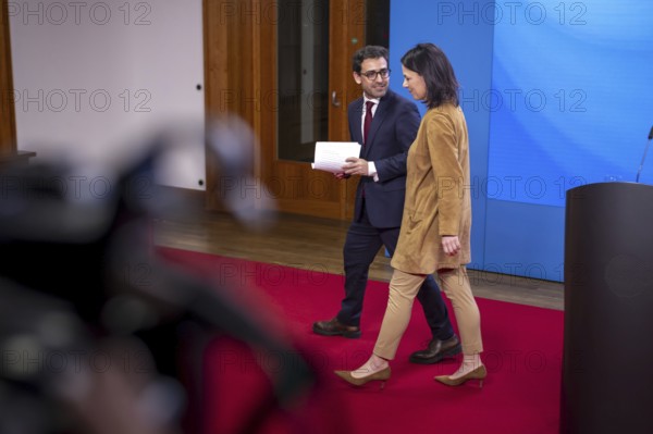 Federal Foreign Minister Annalena Bärbock, Buendnis90/The Greens, meets the new Foreign Minister of