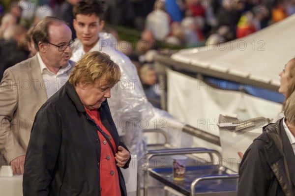Angela Merkel, former Federal Chancellor (CDU) with the West-Eastern Divan Orchestra with conductor