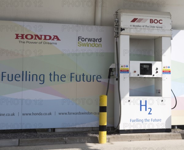 H2 Hydrogen public fuel filling station, Honda, South Marston, Swindon, Wiltshire, England, UK