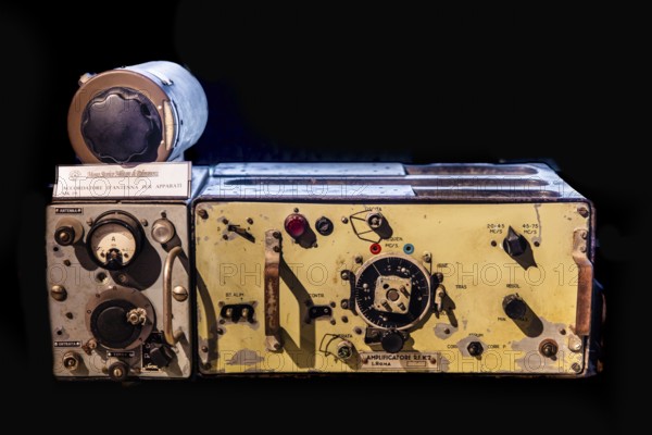 Antenna tuner for MK 19 radio equipment, military museum, planned town with star-shaped layout,