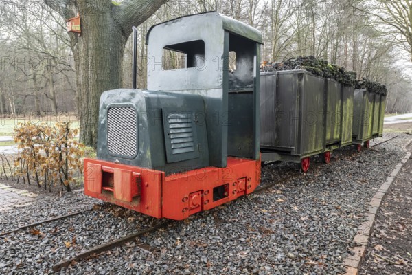 Old moor railway, peat railway, Emsland, Lower Saxony, Germany, Europe