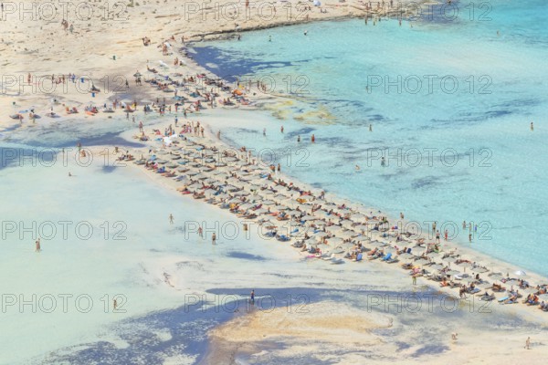 Balos bay, Gramvousa Peninsula, Chania, Crete, Greece, Europe