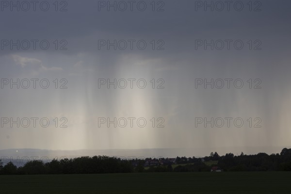 Storm on the Triebenberg near Dresden, Dresden, Saxony, Germany, Europe