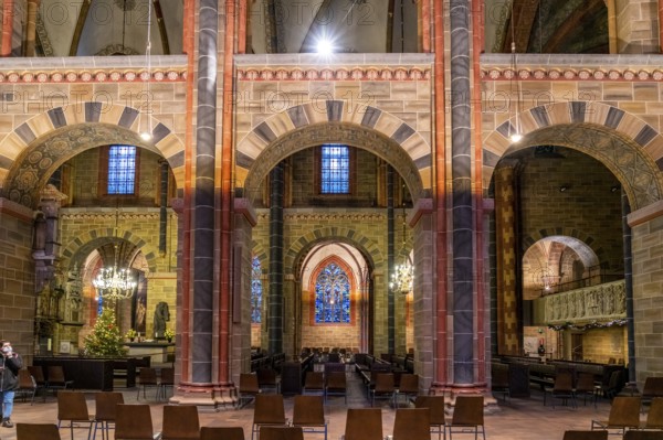 Interior of Bremen's St Peter's Cathedral, Free Hanseatic City of Bremen, Germany, Europe