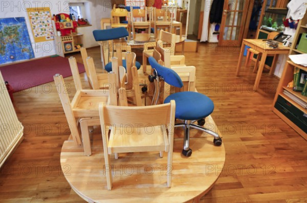 Closed daycare centre during the lockdown, Berlin, DEU, 24.01.2021