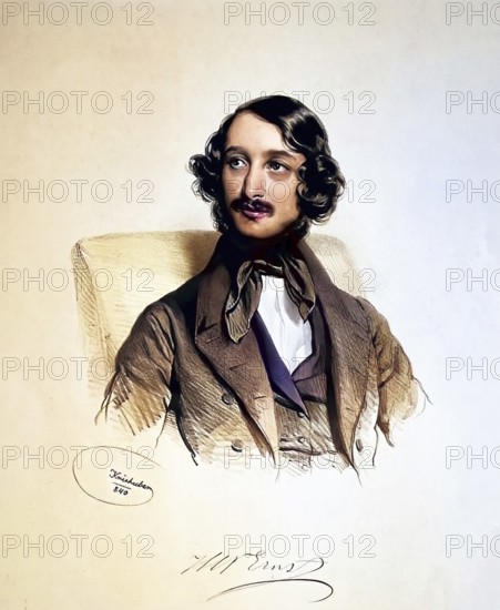 Heinrich Wilhelm Ernst (born 6 May 1814 in Brno, Austrian Empire, died 8 October 1865 in Nice) was