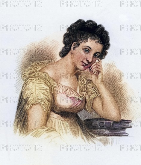Maria Edgeworth (1767-1849) Anglo-Irish writer, author of Castle Rackrent (1800) and Belinda
