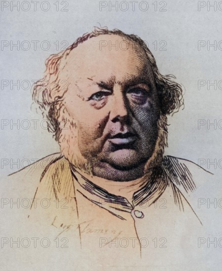 Jules Gabriel Janin, 1804-1874, French writer and critic. From the book The Masterpiece Library of