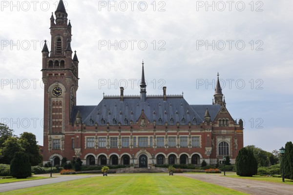 Peace Palace, seat of the International Court of Justice of the United Nations, The Hague,