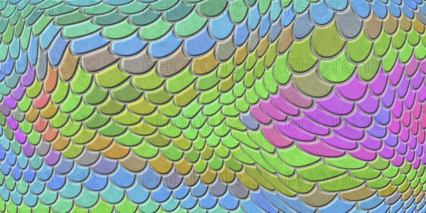 Colorful mermaid scales, fish scale, Fantasy texture