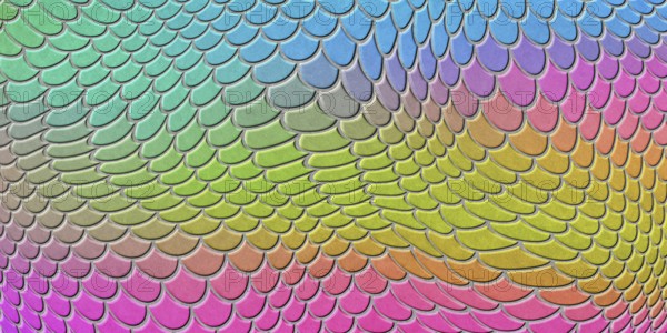Colorful mermaid scales, fish scale, Fantasy texture