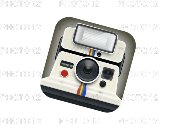 Rotated to right, Instagram Logo 2010, Internet, Historic Logo from 2010