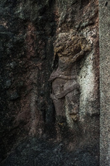 Sculpture dharashiv caves, osmanabad, Maharashtra, India, Asia