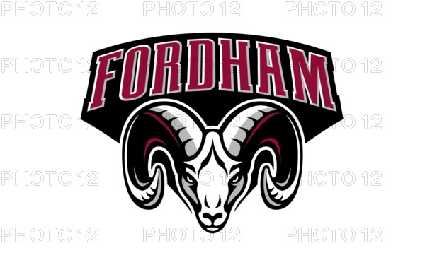 Fordham Rams Logo 2001, American colleges ncaa, Old Logo from 2001