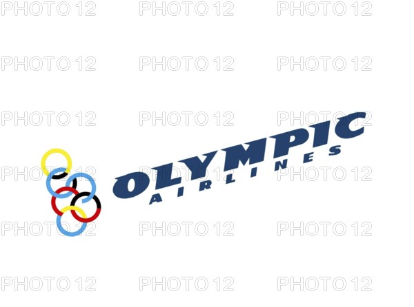 Rotated to left, Olympic Air Logo 1957, Airline, Old Logo from 1957
