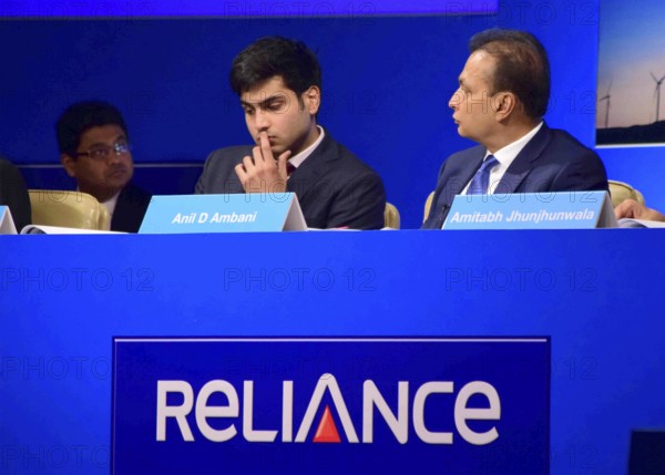 Anil Ambani, Chairman, Reliance Group and Jai Anmol Ambani, Additional Director during Reliance