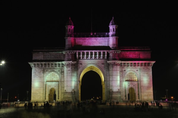 Illumination gateway of india, mumbai, maharashtra, India, Asia