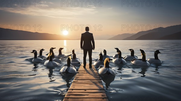Concept of teamwork and partnership. Positive team motivation. People joining for cooperation