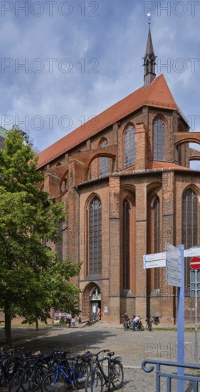 Exterior view of Nikolai Church, Old Town Hanseatic City of Wismar, Mecklenburg-Western Pomerania,