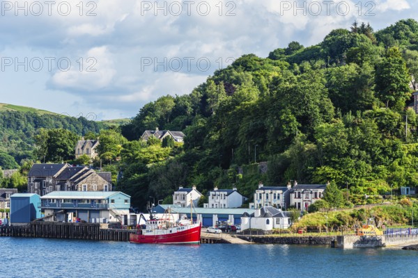 Oban Bay and Seafront, Oban, Argyll and Bute, Scotland, UKBaots in Oban, Argyll and Bute, Scotland,
