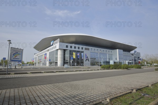 Exterior view of the SAP Arena, Mannheim, Hesse, Germany, Europe