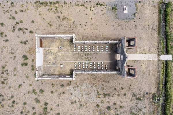 Las Mesitas, Colorado, The ruins of San Isidro (San Isidore) Catholic Church, which was built in