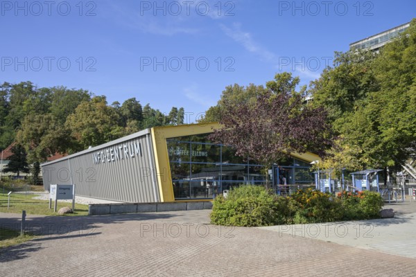 Information centre boat lift, Niederfinow, Brandenburg, Germany, Europe