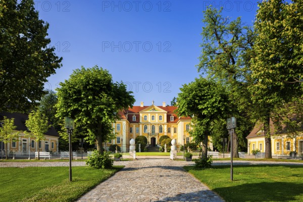 Baroque Rammenau Castle, Rammenau Castle in Rammenau near Bischofswerda in the district of Bautzen