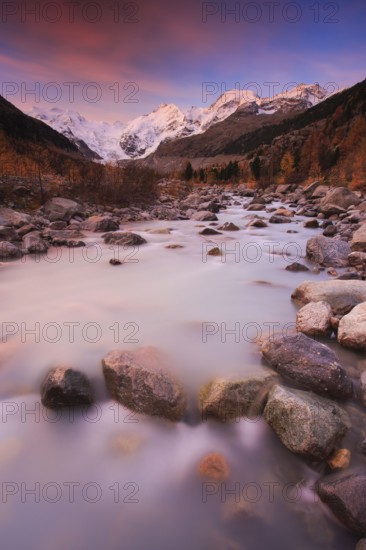 Piz Palü, 3905 m, Piz Bernina, 4049 m, Piz Morteratsch, 3751 m, Bianco ridge, Upper Engadine,