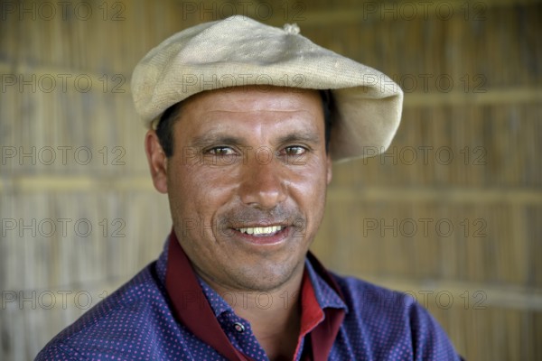 Gaucho at Puesto Mingo, portrait, Esteros del Iberá, at Concepción del Yaguareté Corá, Corrientes
