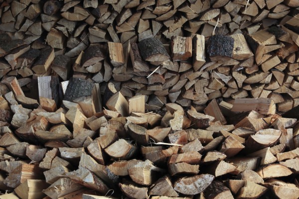 Firewood, split logs