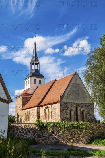 Lübbersdorf Village Church, Galenbeck, Mecklenburg-Western Pomerania, Germany, Europe