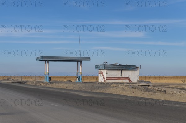 Remote gas station, eastern Kazakhstan