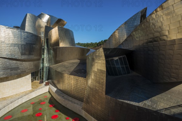 Guggenheim Museum Bilbao, architect Frank O. Gehry, Bilbao, Basque Country, Spain, Europe