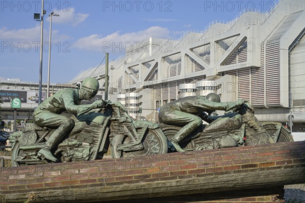 Monument AVUS Nordkurve, Messedamm, Westend, Charlottenburg, Berlin, Germany, Europe
