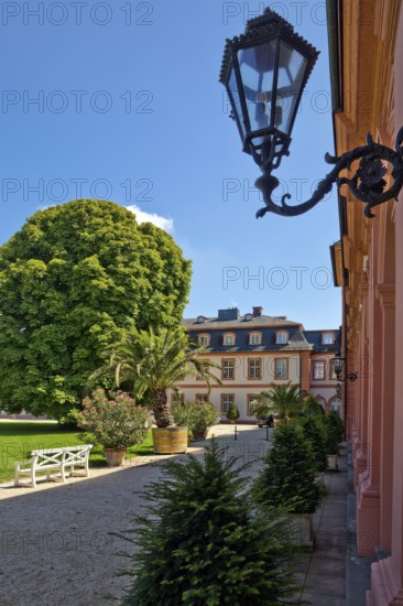 Biebrich Palace from the palace park side, Wiesbaden, Hesse, Germany, Europe