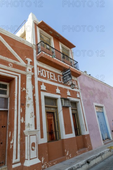 Former Hotel Colonial building, Campeche city, Campeche State, Mexico, Central America