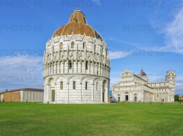 Camposanto, Baptistery, Battistero di Pisa, Leaning Tower, Torre pendente di Pisa, Miracles Square,