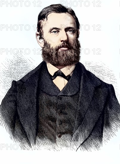 Ferdinand Jacob Heinrich Müller, from 1867 von Mueller, from 1871 Freiherr von Müller, 1825, 1896,
