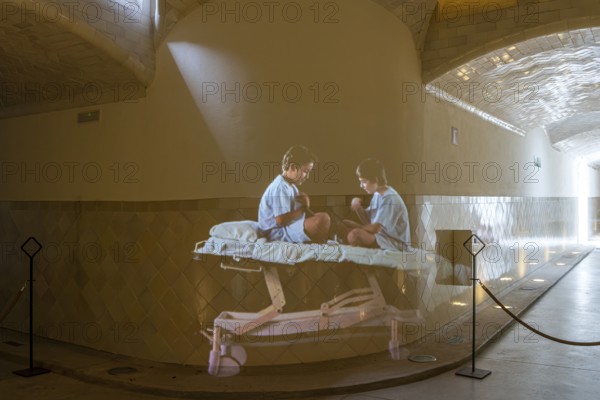 Video projection in the Historic Hospital Complex of the Hospital de la Santa Creu i Sant Pau,