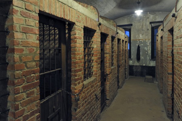 Prison cells at Fort Breendonk, Belgium, Europe