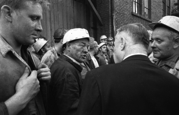 The spontaneous strike, here on 10.9.1969 by the miners of the Minister Stein colliery, was one of